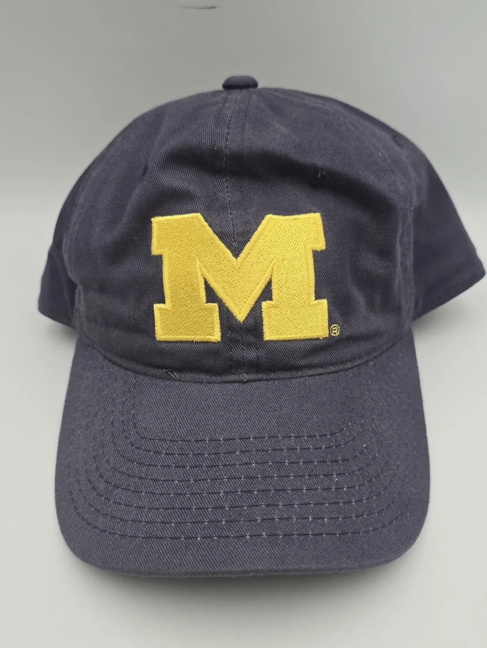 NCAA By Signatures Michigan Wolverines Navy Blue Adjustable Strapback Hat